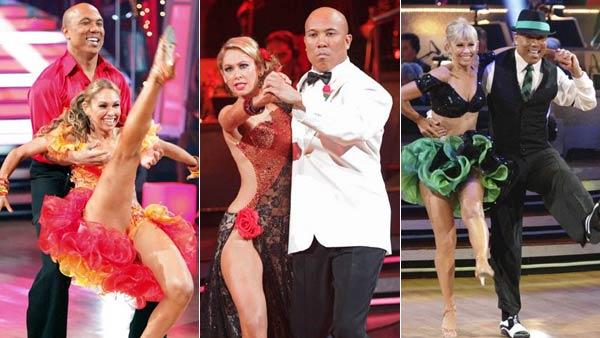 See photos of Hines Ward and Kym Johnsons performances throughout Dancing With The Stars season 12. - Provided courtesy of ABC / Adam Taylor