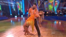 Kirstie Alley and her partner Maksim Chmerkovskiy appear in a still from Dancing With The Stars which aired on April 23, 2011. - Provided courtesy of OTRC / ABC