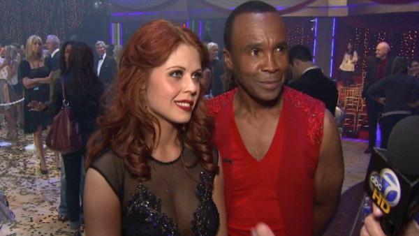 Sugar Ray Leonard speaks after the season 12 finale on Dancing With The Stars: The Results Show on May 24.