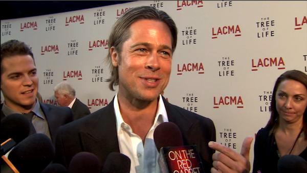 Brad Pitt talks to OnTheRedCarpet.com at the premiere of Tree of Life. - Provided courtesy of OTRC Brad Pitt talks to OnTheRedCarpet.com at the premiere of Tree of Life. - Provided courtesy of OTRC