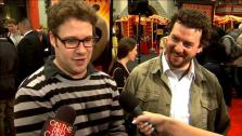 Seth Rogen and Danny McBride talk to OnTheRedCarpet.com at the premiere for Kung Fu Panda 2. - Provided courtesy of OTRC