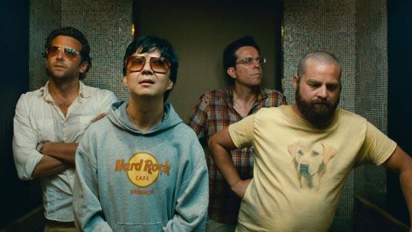 Bradley Cooper, Ken Jeong, Ed Helms and Zach Galifianakis appear in a still from their 2011 film, The Hangover Part II. - Provided courtesy of Warner Bros. Pictures Bradley Cooper, Ken Jeong, Ed Helms and Zach Galifianakis appear in a still from their 2011 film, The Hangover Part II. - Provided courtesy of Warner Bros. Pictures