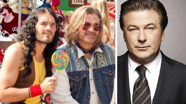 Russell Brand Tweeted this photo of him and Alec Baldwin on the set of the film Rock of Ages on May 31, 2011. / Alec Baldwin appears in 2010 promotional photo for the NBC series 30 Rock. - Provided courtesy of twitter.com/#!/rustyrockets/status/75605577631412224 / Art Streiber/ NBC Russell Brand Tweeted this photo of him and Alec Baldwin on the set of the film Rock of Ages on May 31, 2011. / Alec Baldwin appears in 2010 promotional photo for the NBC series 30 Rock. - Provided courtesy of twitter.com/#!/rustyrockets/status/75605577631412224 / Art Streiber/ NBC