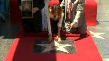Grammy-winning singer Shania Twain was honored with a star on the Hollywood Walk of Fame on Thursday, June 2. - Provided courtesy of OTRC