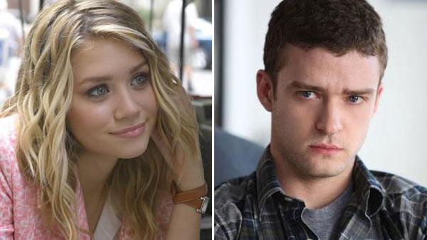 Ashley Olsen appears in a still from her 2004 movie, New York Minute. / Justin Timberlake appears in a still from his 2009 film, The Open Road. - Provided courtesy of OTRC / Warner Bros. Pictures / Odd Lot Entertainment Ashley Olsen appears in a still from her 2004 movie, New York Minute. / Justin Timberlake appears in a still from his 2009 film, The Open Road. - Provided courtesy of OTRC / Warner Bros. Pictures / Odd Lot Entertainment