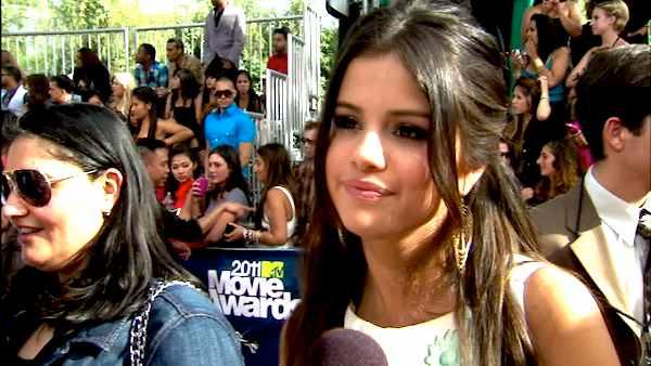 Selena Gomez talks to OnTheRedCarpet.com at the MTV Movie Awards on Sunday, June 5, 2011. - Provided courtesy of OTRC Selena Gomez talks to OnTheRedCarpet.com at the MTV Movie Awards on Sunday, June 5, 2011. - Provided courtesy of OTRC