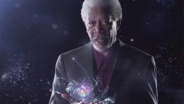 Morgan Freeman appears in a promotional video for his Science channel series Through The Wormhole, which returns for a second season on Jun 8, 2011. - Provided courtesy of Science Channel Morgan Freeman appears in a promotional video for his Science channel series Through The Wormhole, which returns for a second season on Jun 8, 2011. - Provided courtesy of Science Channel