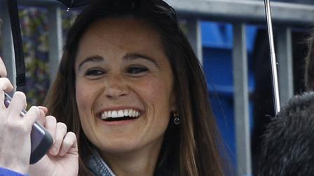 Pippa Middleton, sister of Kate, Duchess of Cambridge, is seen in the audience at the Queens Grass Court Championship in London, Thursday, June 9, 2011.