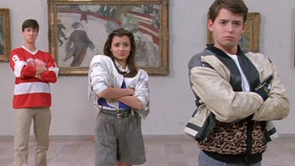 Matthew Broderick, Mia Sara and Alan Ruck appear in a scene from the 1986 film Ferris Buellers Day Off. - Provided courtesy of OTRC / Paramount Pictures