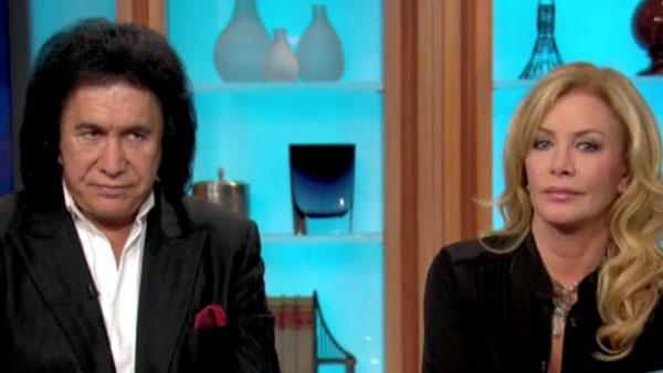 Gene Simmons and his longtime girlfriend Shannon Tweed in an interview for The Joy Behar Show in June 2011. - Provided courtesy of HLN Gene Simmons and his longtime girlfriend Shannon Tweed in an interview for The Joy Behar Show in June 2011. - Provided courtesy of HLN