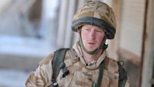 Prince Harry on patrol through the deserted town of Garmisir close to FOB Delhi (forward operating base), where he was posted in Helmand province Southern Afghanistan in 2007 and 2008. This photo was posted online by the Prince of Wales press office. - Provided courtesy of Prince of Wales press office / princeofwales.gov.uk