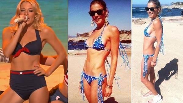 LeAnn Rimes appears in a bikini during a performance on the NBC show Americas Got Talent that aired on Aug. 18, 2010. / LeAnn Rimes appears in a bikini in photos posted on her official Twitter page on May 29, 2011.) - Provided courtesy of NBC / Twitter.com/leannrimes