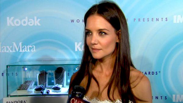 Katie Holmes talks to OnTheRedCarpet.com at the Women In Film gala on June 17, 2011. - Provided courtesy of OTRC Katie Holmes talks to OnTheRedCarpet.com at the Women In Film gala on June 17, 2011. - Provided courtesy of OTRC