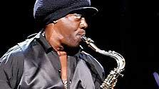 Clarence Clemons perform on stage. Clemons, a key influence in Bruce Springsteens life and music through four decades, has died. He was 69. - Provided courtesy of AP / Bob Child
