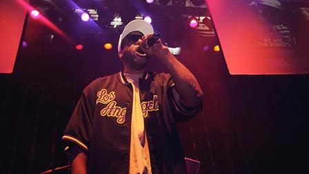 Tone Loc appears in concert at Tape Club in Berlin, Germany in 2007, performing a remix of his hit Wild Thing with Peaches.
