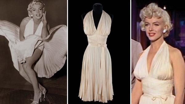 Marilyn Monroe appears in scenes from the 1955 movie The Seven Year Itch. / Marilyn Monroes dress from the movie The Seven Year Itch. The outfit was auctioned off for $4.6 million on June 18, 2011. - Provided courtesy of Charles K. Feldman Group / 20th Century Fox Film Corporation / icollector.com / Profiles in History Marilyn Monroe appears in scenes from the 1955 movie The Seven Year Itch. / Marilyn Monroes dress from the movie The Seven Year Itch. The outfit was auctioned off for $4.6 million on June 18, 2011. - Provided courtesy of Charles K. Feldman Group / 20th Century Fox Film Corporation / icollector.com / Profiles in History