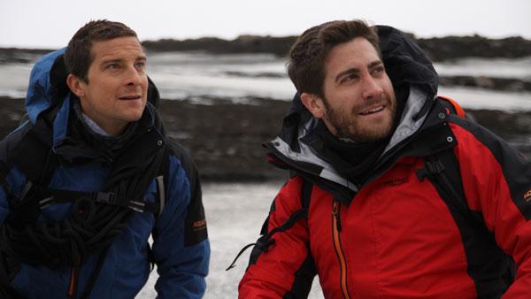 Jake Gyllenhaal on Man Vs. Wild - Provided courtesy of OTRC / Discovery Jake Gyllenhaal on Man Vs. Wild - Provided courtesy of OTRC / Discovery