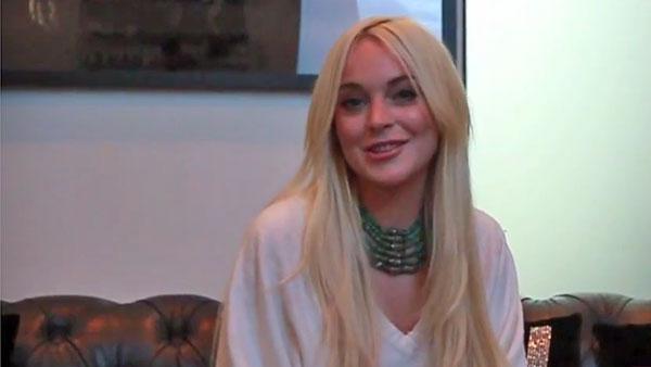 Lindsay Lohan appears in a still from her ad for Beezid. - Provided courtesy of Beezid.com Lindsay Lohan appears in a still from her ad for Beezid. - Provided courtesy of Beezid.com