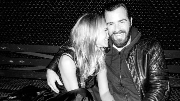 Jennifer Aniston and Justin Theroux appear in a photo posted on Terry Richardsons Tumblr page, TerrysDiary.com. - Provided courtesy of Photo courtesy of Terry Richardson, TerrysDiary.com Jennifer Aniston and Justin Theroux appear in a photo posted on Terry Richardsons Tumblr page, TerrysDiary.com. - Provided courtesy of Photo courtesy of Terry Richardson, TerrysDiary.com