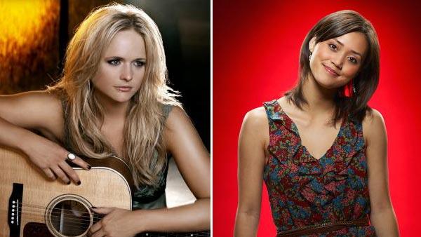 Miranda Lambert appears in a still from her More Like Her music video. / Dia Frampton appears in a promotional photo for The Voice. - Provided courtesy of OTRC / MirandaLambert.com / Randee St. Nicholas / NBC Miranda Lambert appears in a still from her More Like Her music video. / Dia Frampton appears in a promotional photo for The Voice. - Provided courtesy of OTRC / MirandaLambert.com / Randee St. Nicholas / NBC