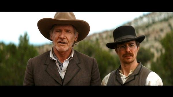 Harrison Ford and Sam Rockwell appear in a still from Cowboys and Aliens - Provided courtesy of Universal Pictures Harrison Ford and Sam Rockwell appear in a still from Cowboys and Aliens - Provided courtesy of Universal Pictures