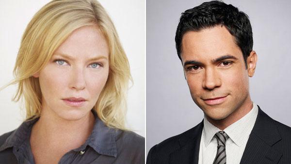 Left: Kelli Giddish in a promotional photo for the NBC series Chase. Right: Danny Pino in a promotional photo for the CBS series Cold Case. - Provided courtesy of NBC / CBS Left: Kelli Giddish in a promotional photo for the NBC series Chase. Right: Danny Pino in a promotional photo for the CBS series Cold Case. - Provided courtesy of NBC / CBS