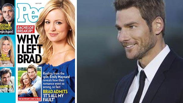 Pictured: Emily Maynard and Brad Womack appear on the cover of People magazine, as seen on the magazines website on June 29, 2011 / Emily Maynard and Brad Womack appear on the ABC series The Bachelor in 2011. - Provided courtesy of ABC / People Pictured: Emily Maynard and Brad Womack appear on the cover of People magazine, as seen on the magazines website on June 29, 2011 / Emily Maynard and Brad Womack appear on the ABC series The Bachelor in 2011. - Provided courtesy of ABC / People