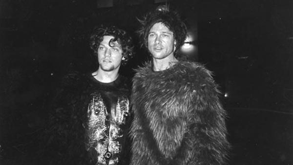 Bam Margera and Brad Pitt appear in a still from Jackass, posted on the shows Tumblr account. - Provided courtesy of MTV / OhNoJackass.Tumblr.com Bam Margera and Brad Pitt appear in a still from Jackass, posted on the shows Tumblr account. - Provided courtesy of MTV / OhNoJackass.Tumblr.com