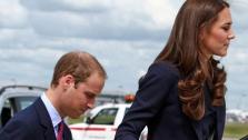 The Duke and Duchess of Cambridge board a plane of the Royal Canadian Air Force at Londons Heathrow Airport, Thursday June 30, to travel to Ottawa for their first overseas tour as a married couple. - Provided courtesy of AP / Steve Parsons, pool