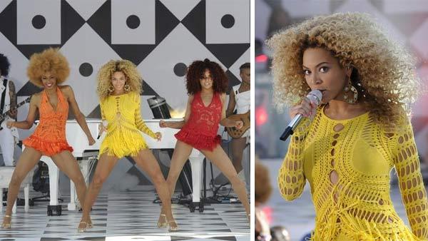 Beyonce performs on Good Morning America on July 1. - Provided courtesy of ABC / Ida Mae Astute Beyonce performs on Good Morning America on July 1. - Provided courtesy of ABC / Ida Mae Astute