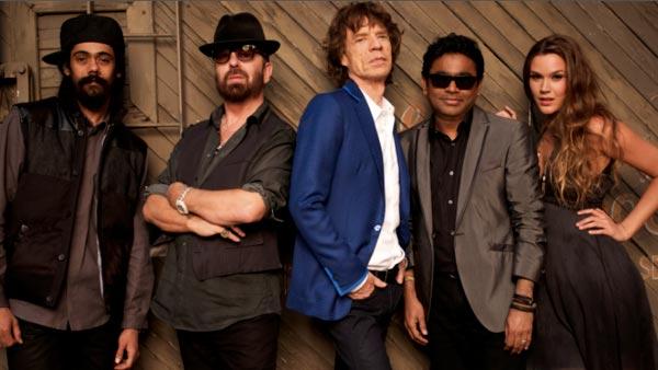 Damian Marley, Dave Stewart, Mick Jagger, A.R. Rahman and Joss Stone appear in a photo posted on SuperHeavys official Facebook page on July 1. - Provided courtesy of Facebook.com/SuperHeavy / Frank W. Ockenfels Damian Marley, Dave Stewart, Mick Jagger, A.R. Rahman and Joss Stone appear in a photo posted on SuperHeavys official Facebook page on July 1. - Provided courtesy of Facebook.com/SuperHeavy / Frank W. Ockenfels