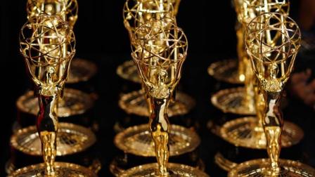 Emmy awards are seen in this file photo.