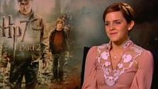 Emma Watson talks to OnTheRedCarpet.com in July 2011 about Harry Potter and the Deathly Hallows - Part 2. - Provided courtesy of OTRC