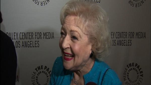 Betty White talks about books, television and gushes about her colleagues to OnTheRedCarpet.com at a PaleyFest 2011 event honoring the cast of 'Hot in Cleveland.'
