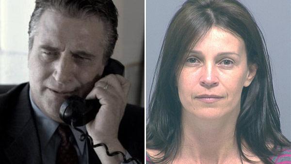 Daniel Baldwin appears in a still from the 2010 movie, 'The Truth.' / Joanne Clare Baldwin appears in a mugshot taken on July 13, 2011.