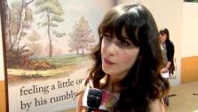 Zooey Deschanel talks to OnTheRedCarpet.com at the Hollywood premiere of Winnie the Pooh. - Provided courtesy of OTRC