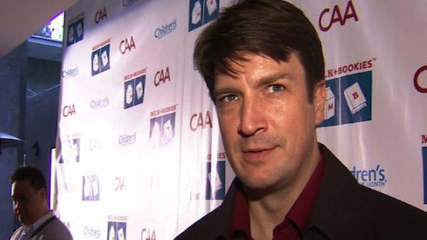 Nathan Fillion speaks to OnTheRedCarpet.com about 'Castle' at the 'Milk and Bookies' Story Time Celebration in Los Angeles on March 20, 2011.