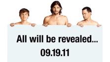 Ashton Kutcher, Angus T. Jones and Jon Cryer appear on a photo posted on Kutchers official Twitter page. - Provided courtesy of CBS
