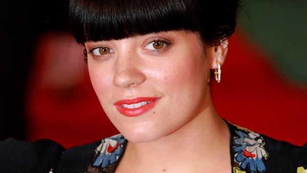 British singer Lily Allen arrives for the UK premiere of the movie 'Tamara Drewe' at a cinema in London, Monday, Sept. 6, 2010.