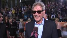 Harrison Ford talks to OnTheRedCarpet.com at Comic-Con about Cowboys & Aliens which debuts July 29.