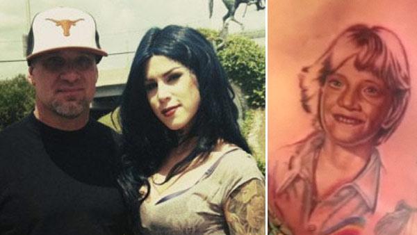 Jesse James and Kat Von D appear in a photo posted on her Twitter page on May 1, 2011./ Kat Von Ds new Jesse James tattoo appears in a still from LA Ink. - Provided courtesy of OTRC / twitpic.com/4rohu2 / TLC Jesse James and Kat Von D appear in a photo posted on her Twitter page on May 1, 2011./ Kat Von Ds new Jesse James tattoo appears in a still from LA Ink. - Provided courtesy of OTRC / twitpic.com/4rohu2 / TLC
