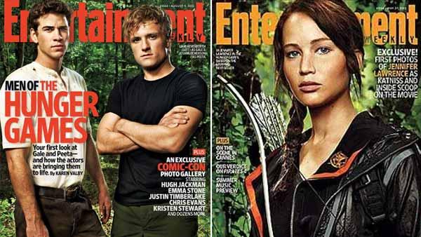 Josh Hutcherson, Liam Hemsworth and Jennifer Lawrence appears on the cover of Entertainment Weekly magazine. - Provided courtesy of EW Josh Hutcherson, Liam Hemsworth and Jennifer Lawrence appears on the cover of Entertainment Weekly magazine. - Provided courtesy of EW