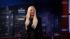 Lady Gaga talks before her performance on the...