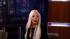 Lady Gaga talks before her performance on the...