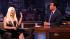 Lady Gaga talks before her performance on the...