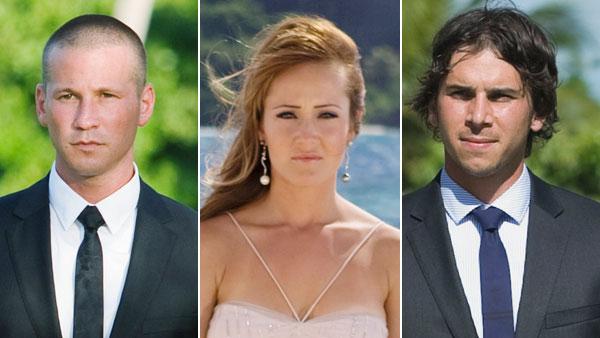 Ashley Hebert, Ben F. and J.P. appears in a promotional still from The Bachelorette. - Provided courtesy of ABC Ashley Hebert, Ben F. and J.P. appears in a promotional still from The Bachelorette. - Provided courtesy of ABC