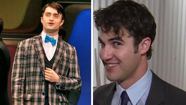 Daniel Radcliffe appears in the Broadway musical How To Success In Business Without Really Trying. / Darren Criss speaks to OnTheRedCarpet.com in March 2011 at an AIDS Project L.A. event. - Provided courtesy of OTRC / facebook.com/H2SBway Daniel Radcliffe appears in the Broadway musical How To Success In Business Without Really Trying. / Darren Criss speaks to OnTheRedCarpet.com in March 2011 at an AIDS Project L.A. event. - Provided courtesy of OTRC / facebook.com/H2SBway