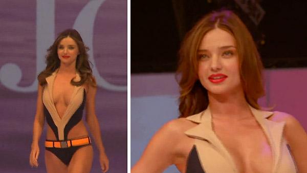 Mirana Kerr appears in a monokini swimsuit at the David Jones Spring/Summer 2011 fashion show in Sydney, Australia on Aug. 2, 2011. - Provided courtesy of youtube.com/user/DavidJonesStore Mirana Kerr appears in a monokini swimsuit at the David Jones Spring/Summer 2011 fashion show in Sydney, Australia on Aug. 2, 2011. - Provided courtesy of youtube.com/user/DavidJonesStore