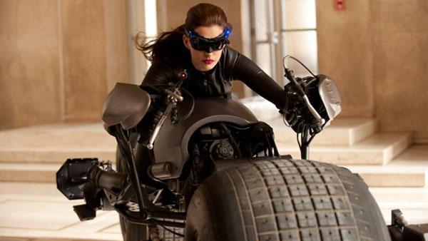Anne Hathaway appears in a still from The Dark Knight Rises. - Provided courtesy of Warner Bros. Pictures Anne Hathaway appears in a still from The Dark Knight Rises. - Provided courtesy of Warner Bros. Pictures
