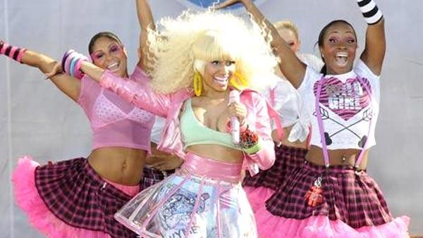 Nicki Minaj performs on Good Morning America on ABC on Friday, Aug. 5, 2011. - Provided courtesy of ABC / Ida Mae Astute Nicki Minaj performs on Good Morning America on ABC on Friday, Aug. 5, 2011. - Provided courtesy of ABC / Ida Mae Astute